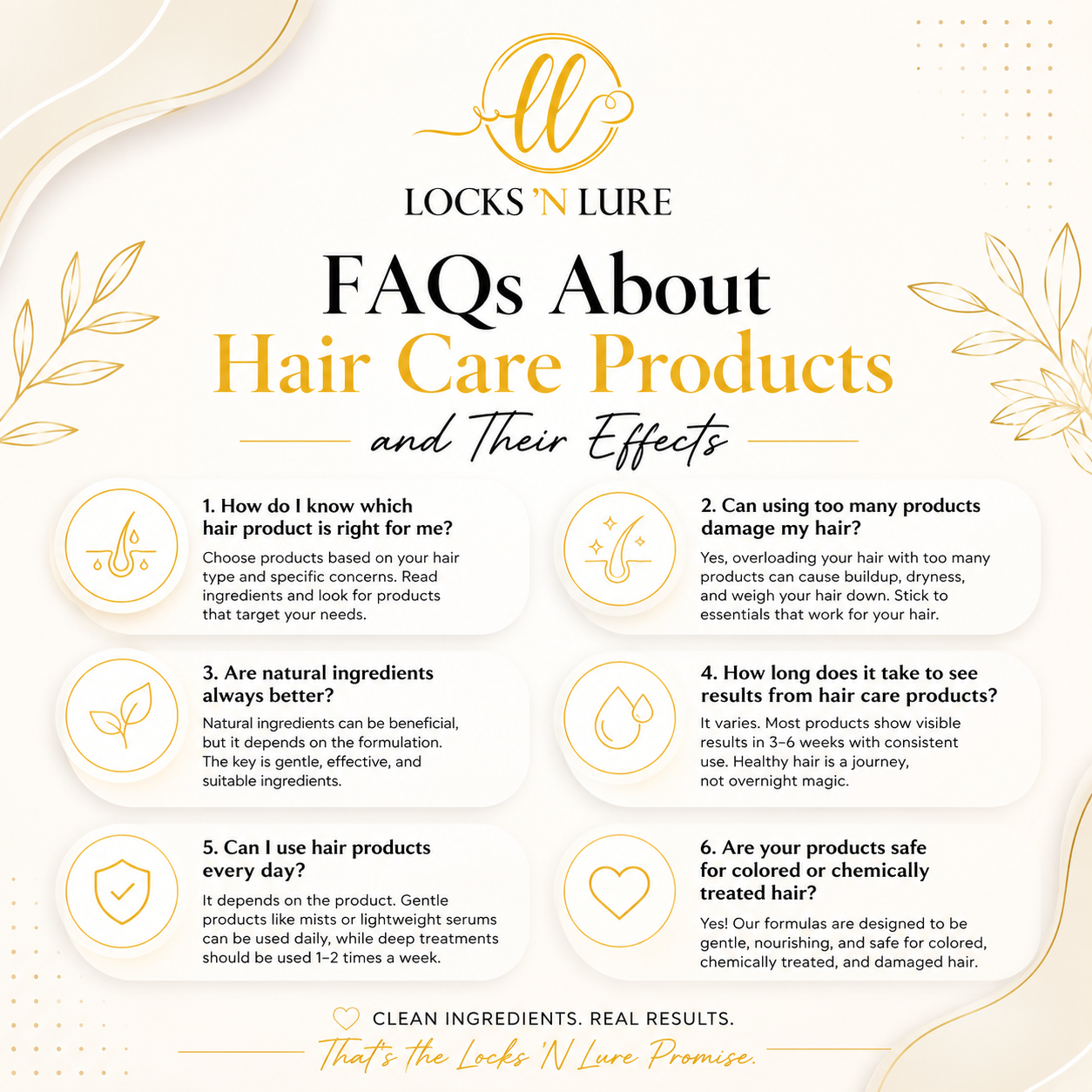 FAQs About Hair Care Products and Their Effects